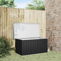 vidaXL Dynbox antracit 129x67x65 cm