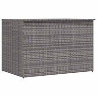 vidaXL Dynbox grå 150x100x100 cm konstrotting
