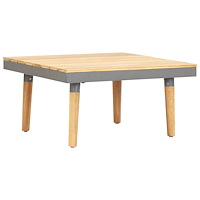 vidaXL Trädgårdsbord 60x60x31,5 cm massivt akaciaträ