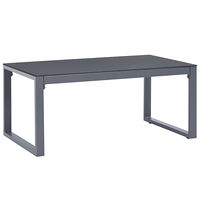 vidaXL Soffbord 90x50x40 cm aluminium