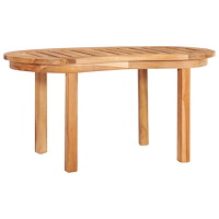 vidaXL Soffbord 90x50x45 cm massiv teak