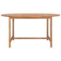 vidaXL Trädgårdsbord 150x76 cm massiv teak