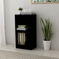 vidaXL Bokhylla svart 40x24x75 cm konstruerat trä
