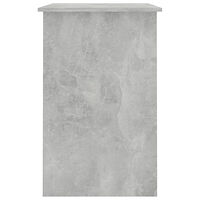 vidaXL Skrivbord betonggrå 100x50x76 cm konstruerat trä