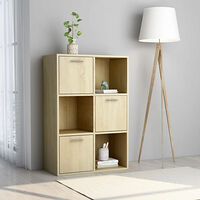 vidaXL Förvaringsskåp sonoma ek 60x29,5x90 cm konstruerat trä