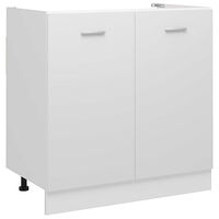vidaXL Underskåp för diskho “Lyon” vit 80x46x81,5 cm konstruerat trä