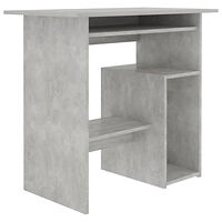 vidaXL Skrivbord betonggrå 80x45x74 cm konstruerat trä
