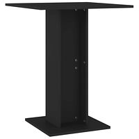 vidaXL Bistrobord svart 60x60x75 cm konstruerat trä