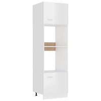 vidaXL Köksskåp för mikrovågsugn “Lyon” 60x57x207 cm konstruerat trä