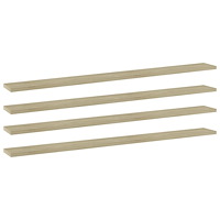vidaXL Hyllplan 4 st sonoma-ek 100x10x1,5 cm konstruerat trä