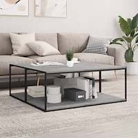 vidaXL Hyllplan 4 st betonggrå 100x50x1,5 cm konstruerat trä