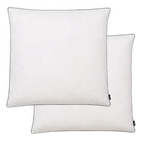 vidaXL Kuddar 2 st dun-/fjäderstoppning tung 80x80 cm vit