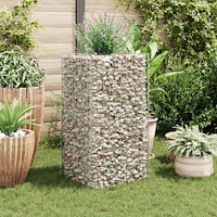 vidaXL Planteringsgabion upphöjd stål 50x50x100 cm