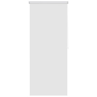 vidaXL Rullgardin för dusch 80x240 cm vit