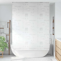 vidaXL Rullgardin för dusch 160x240 cm stänk
