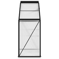 vidaXL Växthus antracit aluminium 1,33 m³