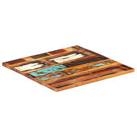 vidaXL Fyrkantig bordsskiva 60x60 cm 25-27 mm massivt återvunnet trä
