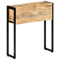 vidaXL Odlingslåda 60x20x68 cm grovt mangoträ
