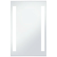 vidaXL Badrumsspegel LED 60x100 cm