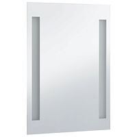 vidaXL Badrumsspegel LED 60x100 cm