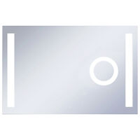 vidaXL Badrumsspegel LED med touch-sensor 100x60 cm