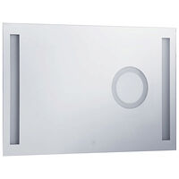 vidaXL Badrumsspegel LED med touch-sensor 100x60 cm