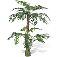 vidaXL Konstväxt Findadelpalm 150 cm