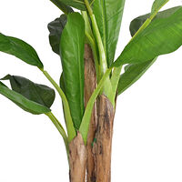 vidaXL Konstväxt Bananträd med kruka 175 cm grön