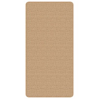 vidaXL Jutematta med latexundersida 80x160 cm naturlig