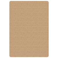 vidaXL Jutematta med latexundersida 160x230 cm naturlig