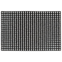 vidaXL Gummimatta 16 mm 80x120 cm