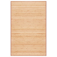 vidaXL Bambumatta 100x160 cm brun