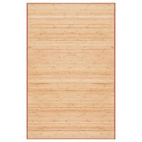 vidaXL Bambumatta 100x160 cm brun