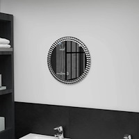 vidaXL Väggspegel 40 cm härdat glas