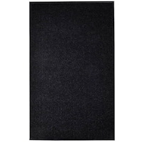 vidaXL Dörrmatta svart 117x220 cm PVC