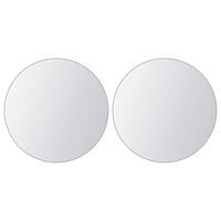 vidaXL Spegelplattor 16 st runt glas