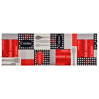 vidaXL Köksmatta maskintvättbar cuisine 60x300 cm