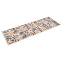 vidaXL Köksmatta maskintvättbar mosaik 45x150 cm