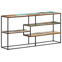 vidaXL Skänk 150x30x75 cm massivt återvunnet trä