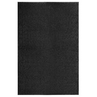 vidaXL Dörrmatta tvättbar svart 120x180 cm