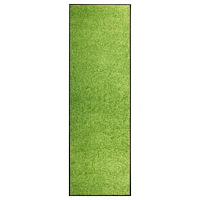 vidaXL Dörrmatta tvättbar grön 60x180 cm