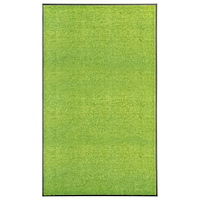 vidaXL Dörrmatta tvättbar grön 90x150 cm