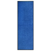 vidaXL Dörrmatta tvättbar blå 60x180 cm