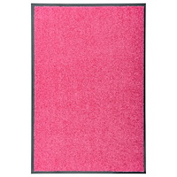 vidaXL Dörrmatta tvättbar rosa 60x90 cm