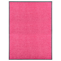 vidaXL Dörrmatta tvättbar rosa 90x120 cm