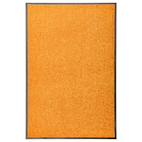vidaXL Dörrmatta tvättbar orange 60x90 cm