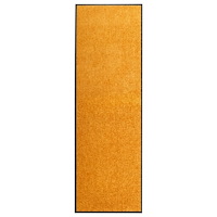 vidaXL Dörrmatta tvättbar orange 60x180 cm