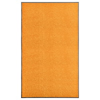 vidaXL Dörrmatta tvättbar orange 90x150 cm