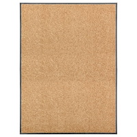 vidaXL Dörrmatta tvättbar gräddvit 90x120 cm