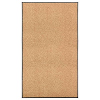 vidaXL Dörrmatta tvättbar gräddvit 90x150 cm